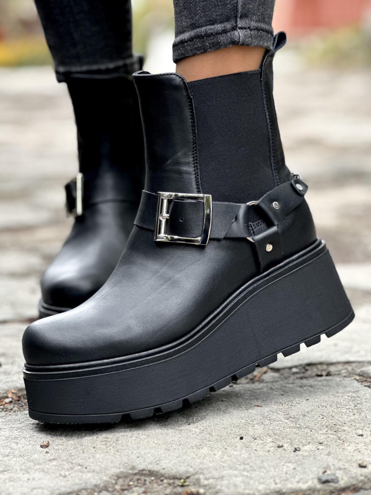 Wyjątkowe botki OLEKSY ze skóry Polskiej produkcji