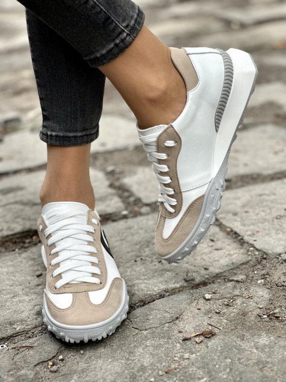 Sneakersy skórzane OLEKSY Polskiej produkcji