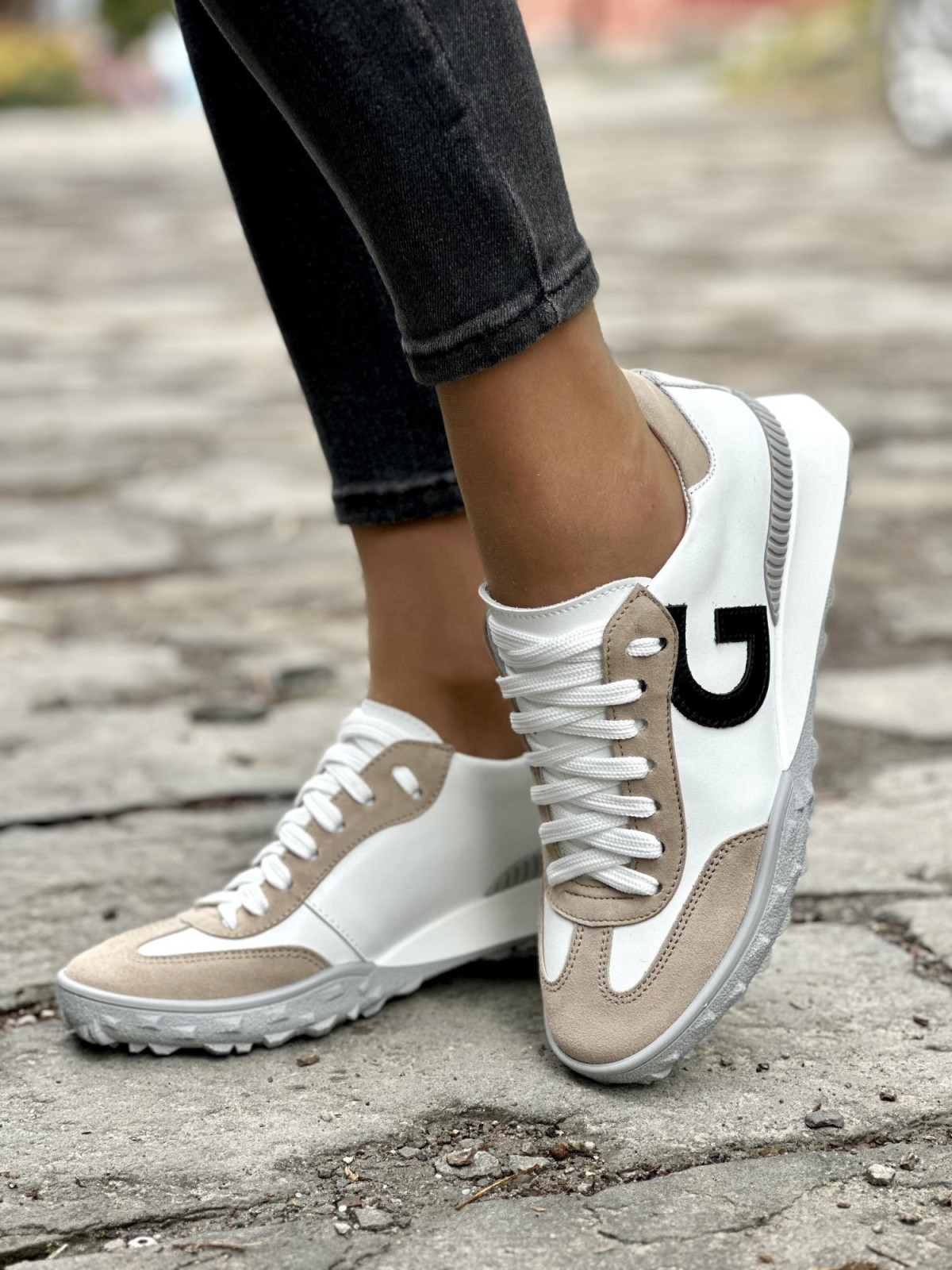 Sneakersy skórzane OLEKSY Polskiej produkcji