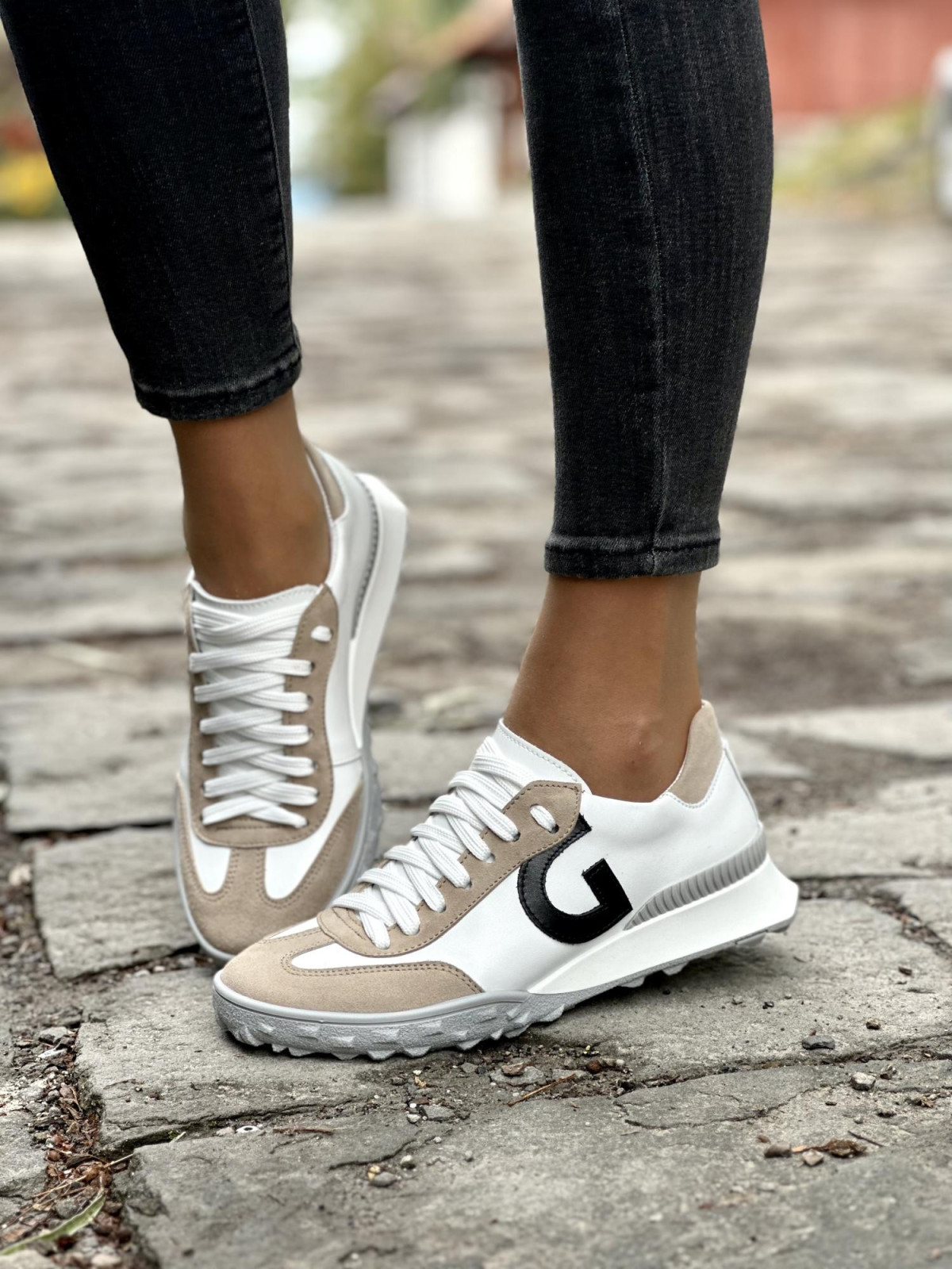 Sneakersy skórzane OLEKSY Polskiej produkcji