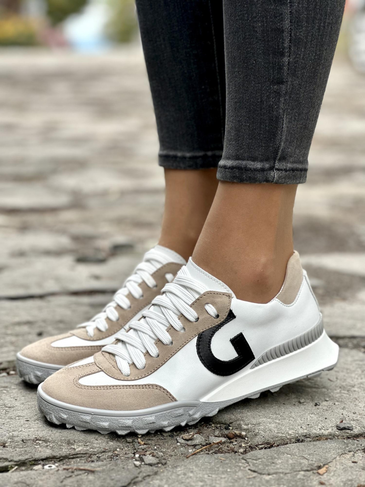 Sneakersy skórzane OLEKSY Polskiej produkcji