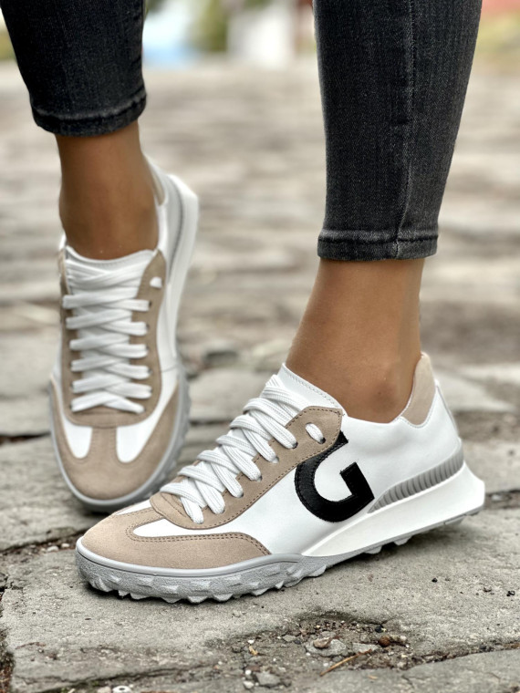 Sneakersy skórzane OLEKSY Polskiej produkcji