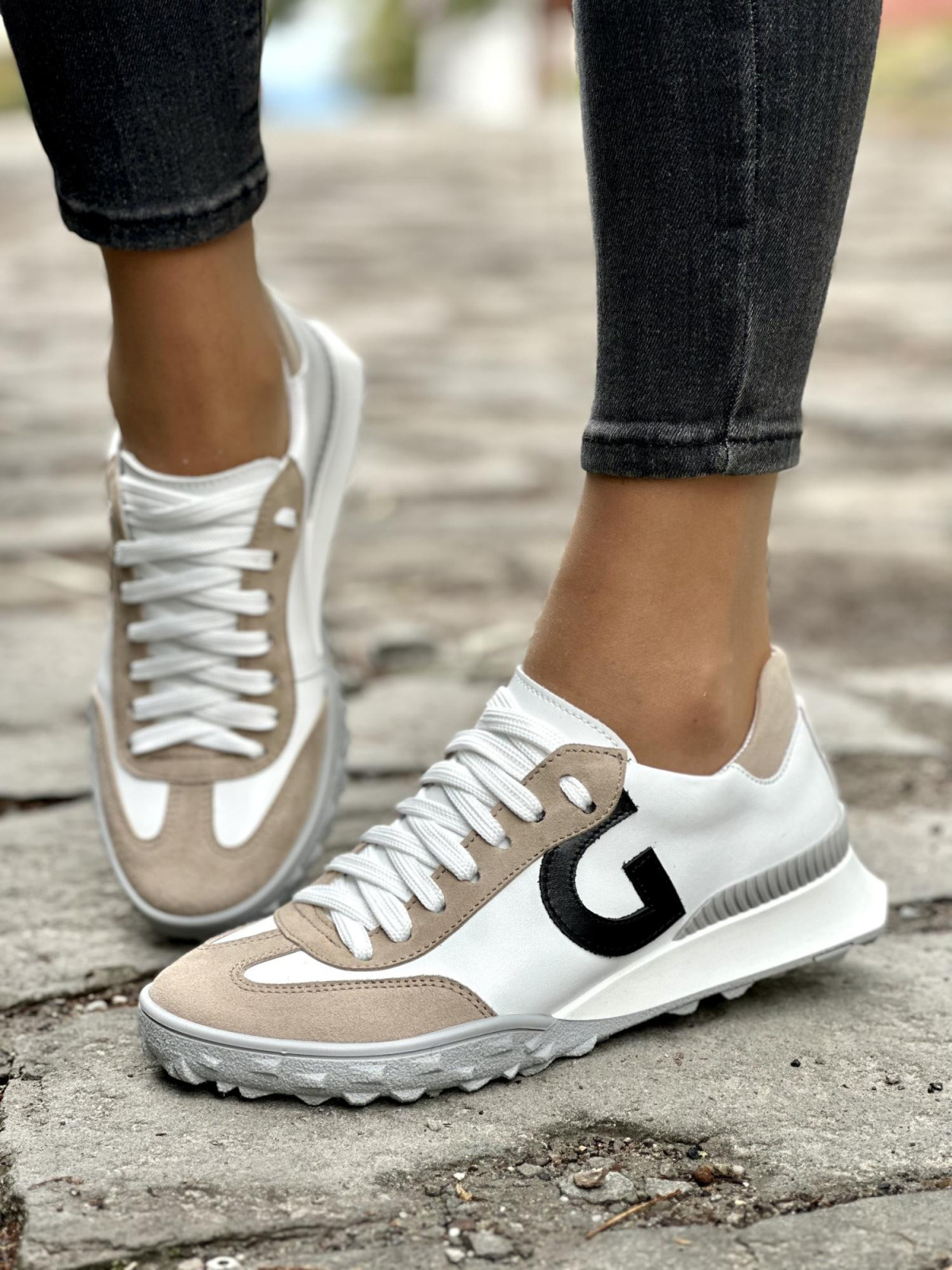 Sneakersy skórzane OLEKSY Polskiej produkcji