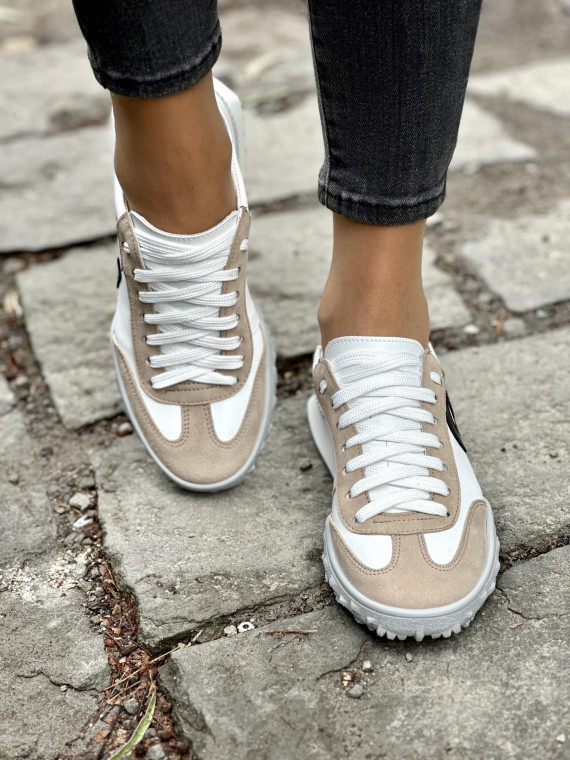 Sneakersy skórzane OLEKSY Polskiej produkcji