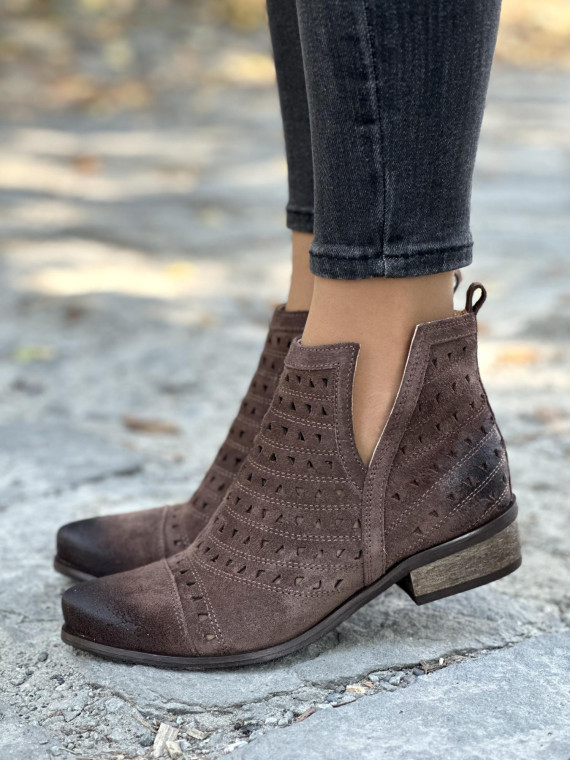 Botki skórzane OLEKSY Polskiej produkcji