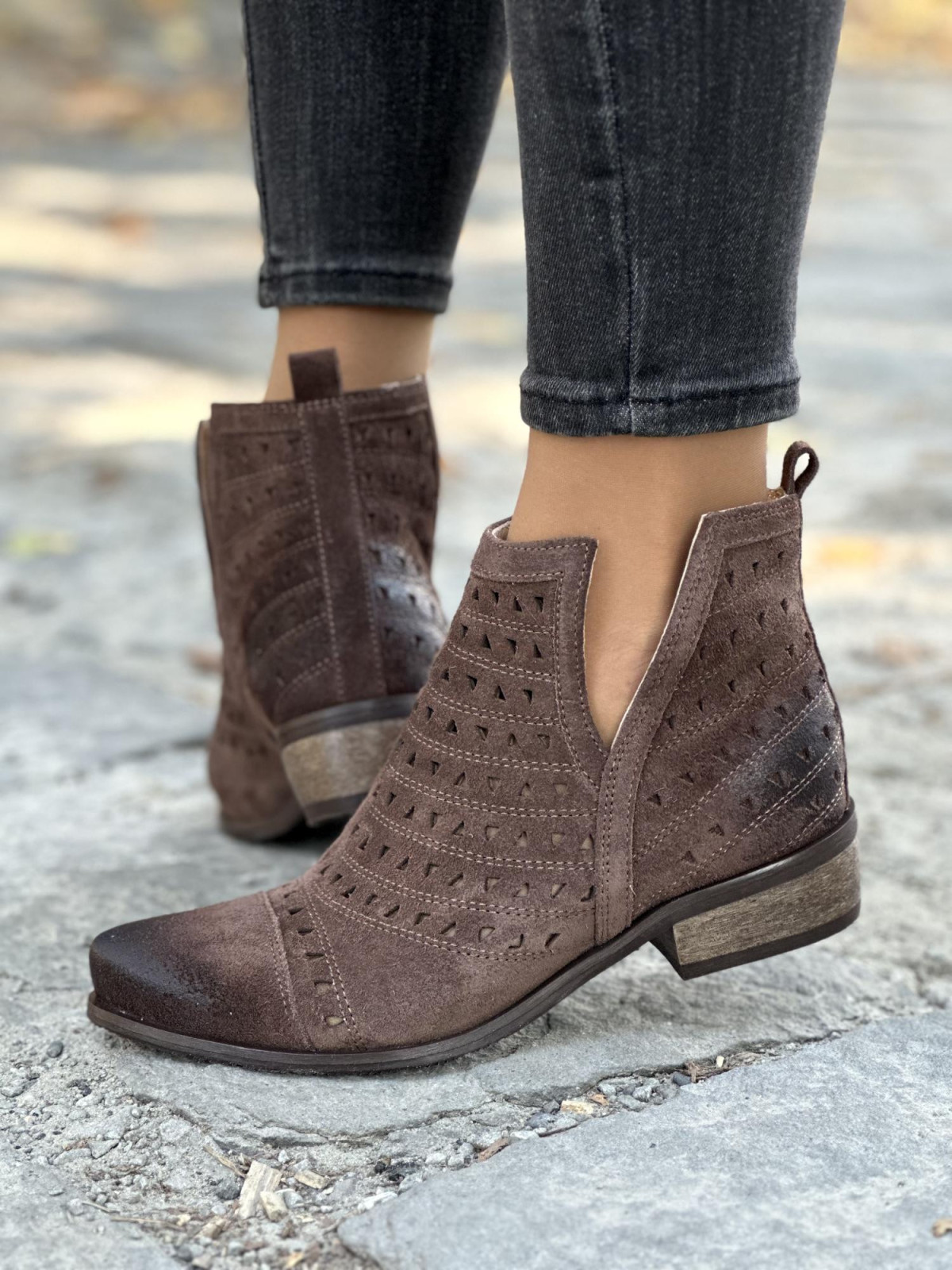 Botki skórzane OLEKSY Polskiej produkcji