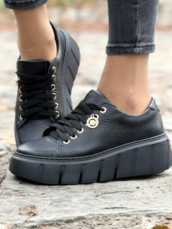 Sneakersy OLEKSY ze skóry Polskiej produkcji