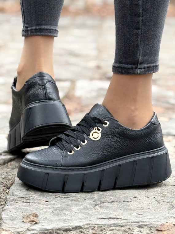 Sneakersy OLEKSY ze skóry Polskiej produkcji