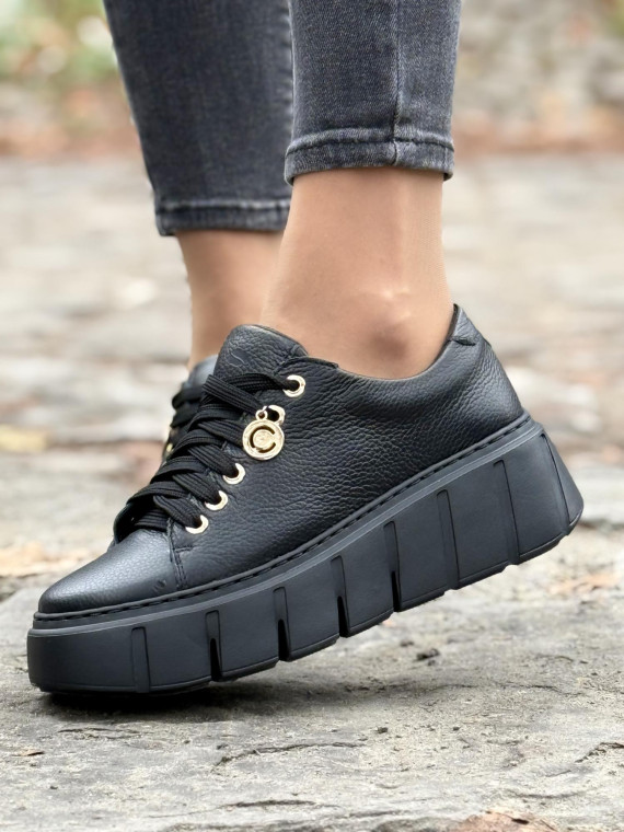 Sneakersy OLEKSY ze skóry Polskiej produkcji