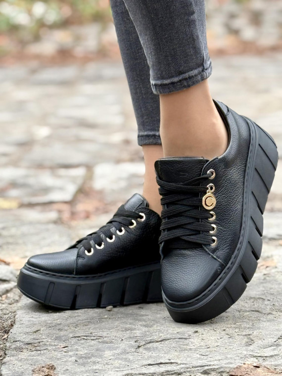 Sneakersy OLEKSY ze skóry Polskiej produkcji