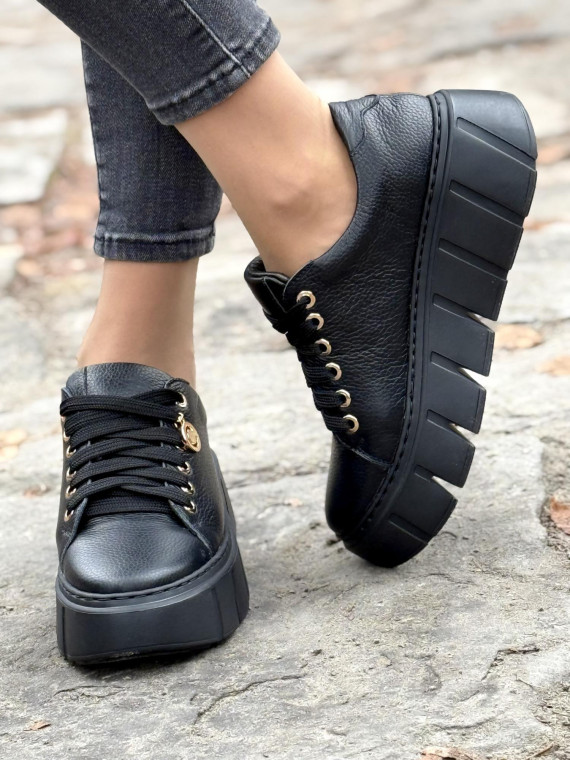 Sneakersy OLEKSY ze skóry Polskiej produkcji