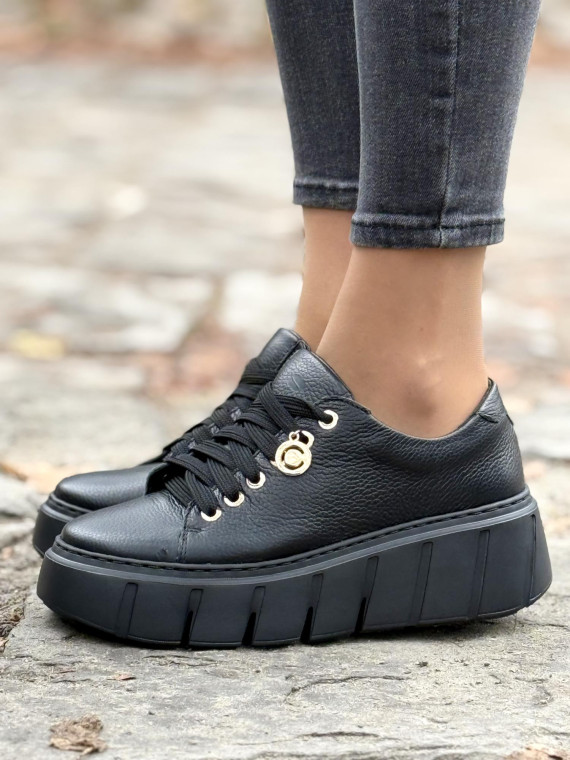 Sneakersy OLEKSY ze skóry Polskiej produkcji