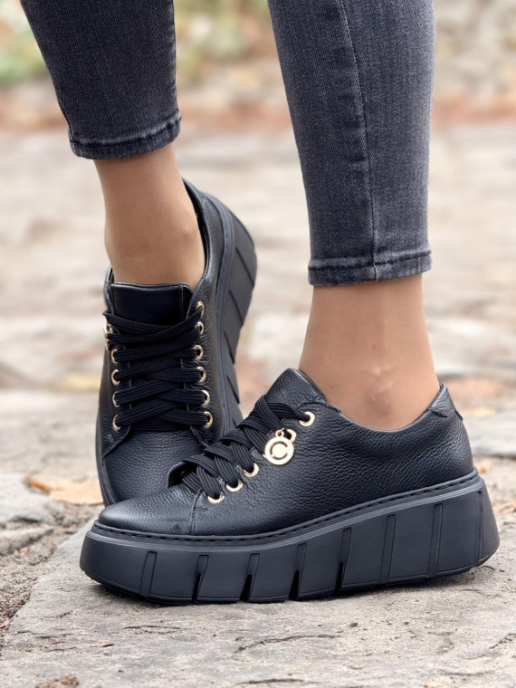 Sneakersy OLEKSY ze skóry Polskiej produkcji