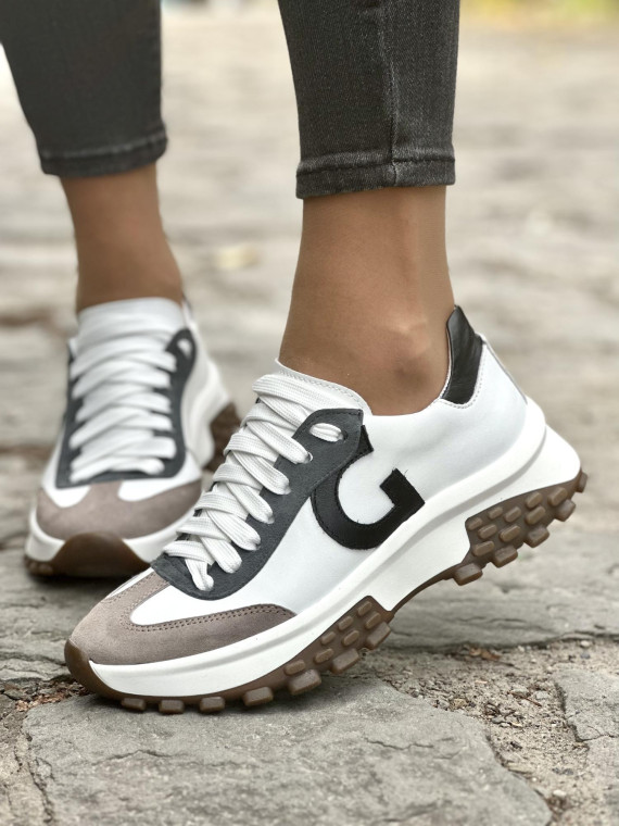 Sneakersy skórzane OLEKSY Polskiej produkcji