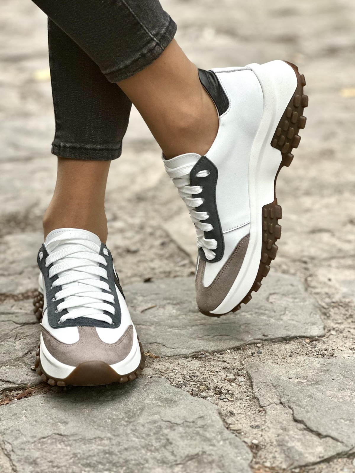 Sneakersy skórzane OLEKSY Polskiej produkcji