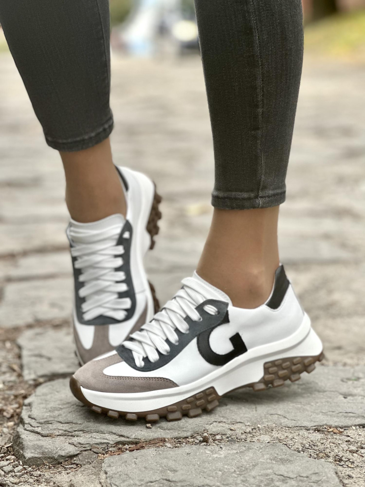 Sneakersy skórzane OLEKSY Polskiej produkcji