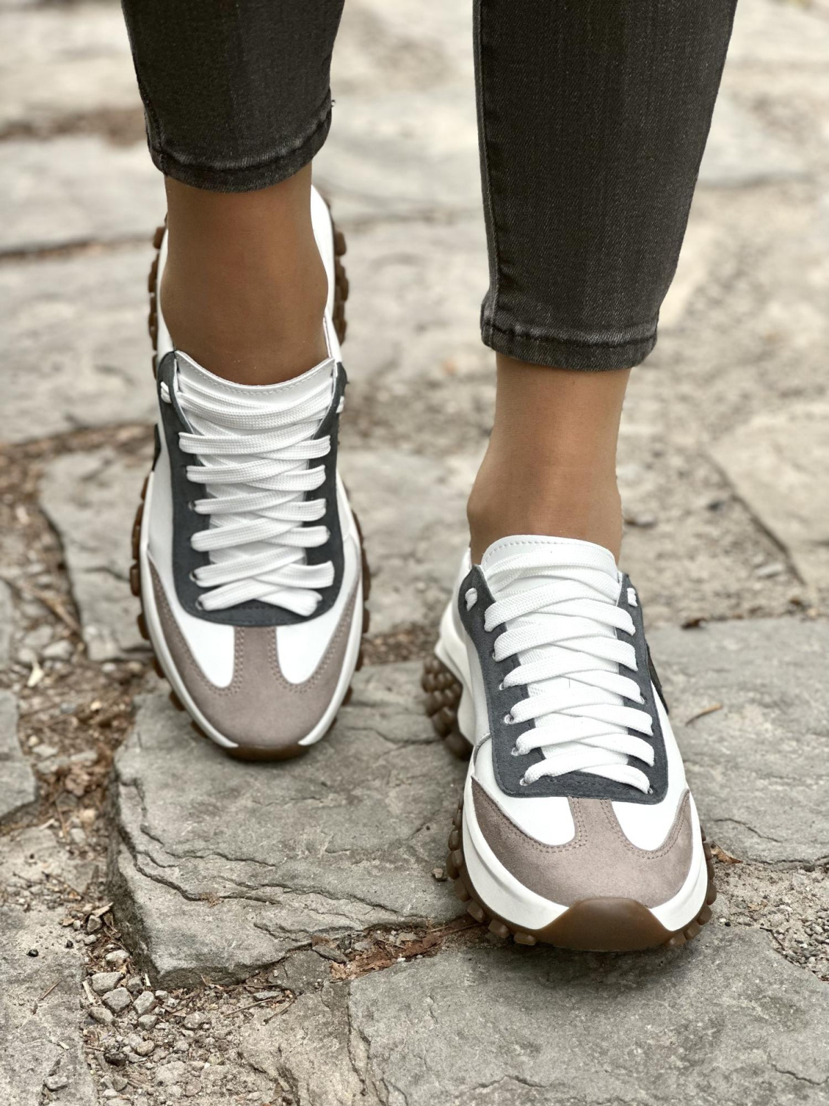 Sneakersy skórzane OLEKSY Polskiej produkcji