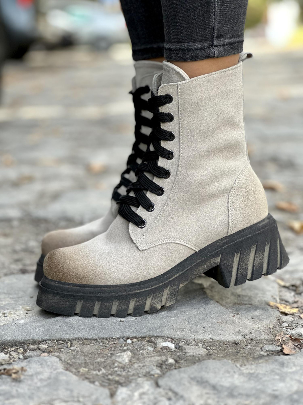 Botki skórzane OLEKSY Polskiej produkcji