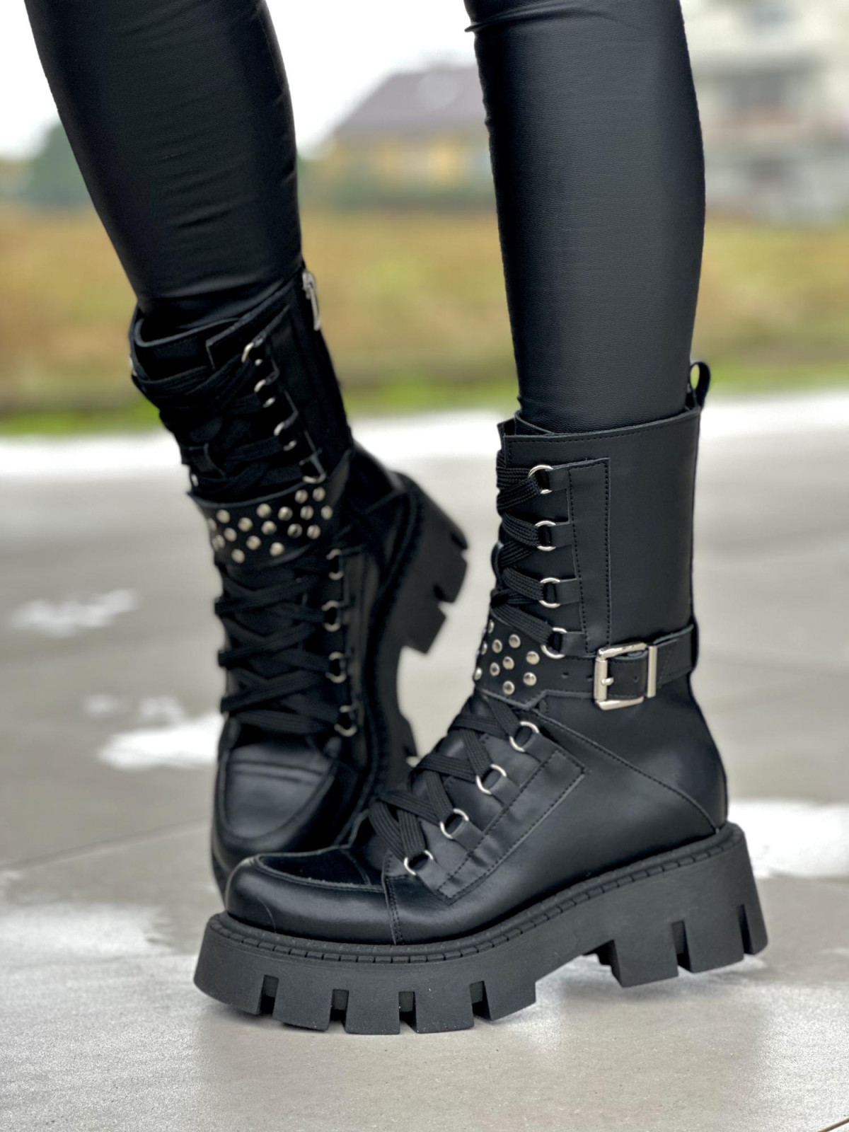 Trapery OLEKSY ze skóry naturalnej, Polskiej produkcji