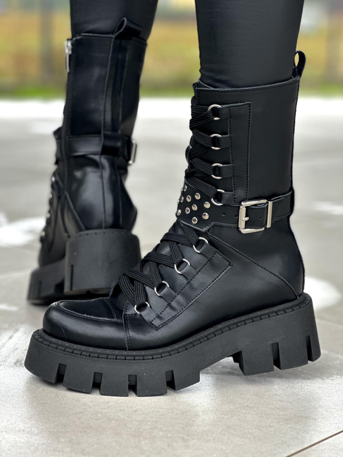 Trapery OLEKSY ze skóry naturalnej, Polskiej produkcji