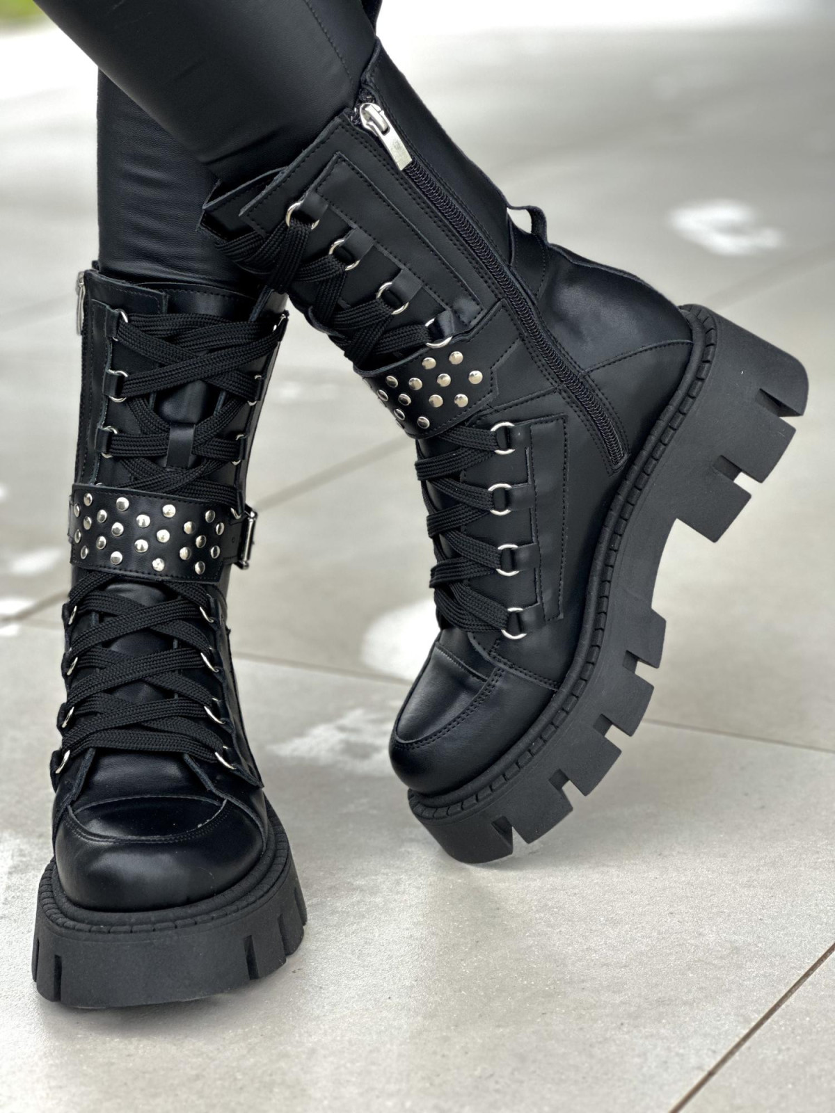 Trapery OLEKSY ze skóry naturalnej, Polskiej produkcji