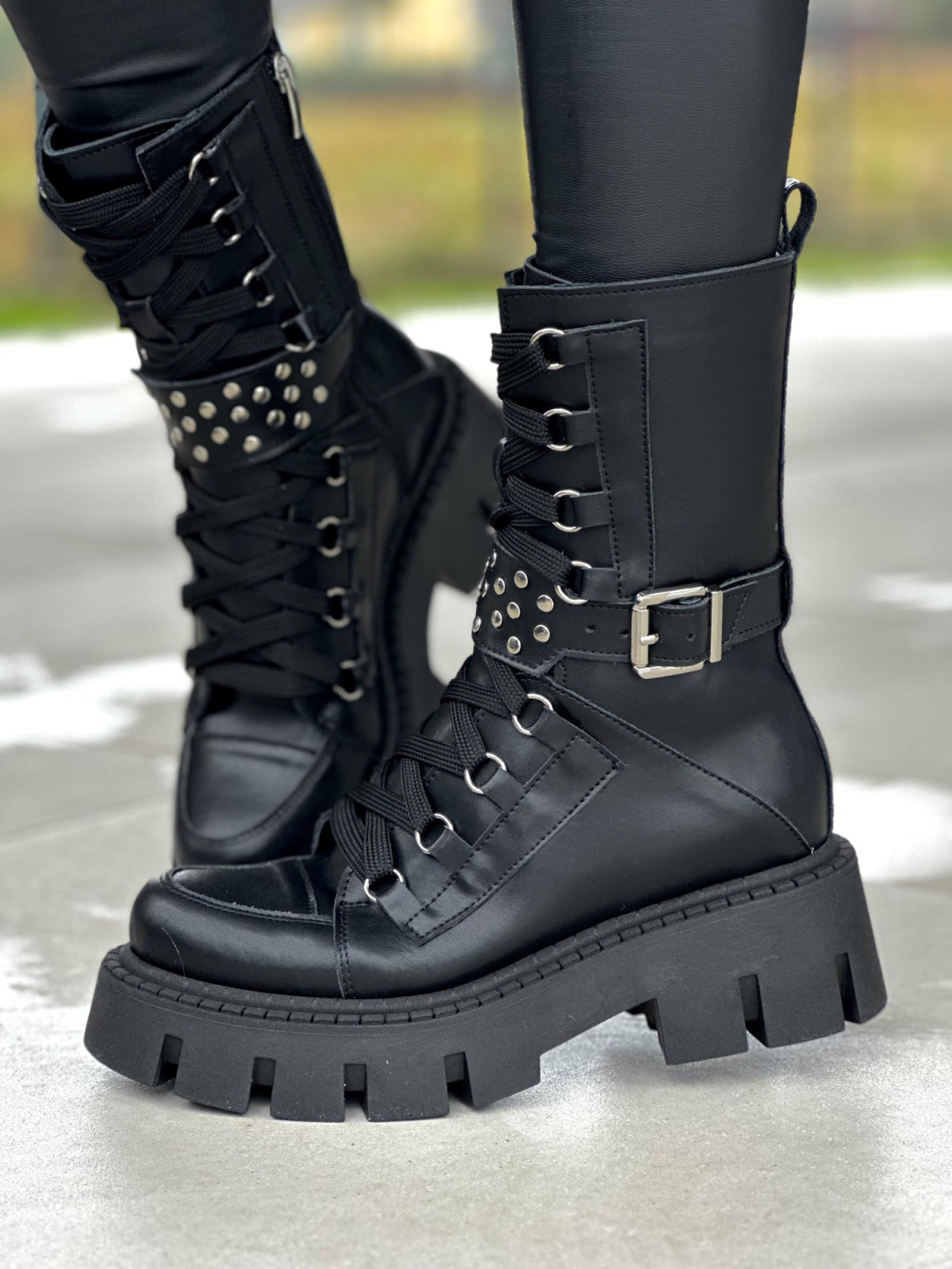 Trapery OLEKSY ze skóry naturalnej, Polskiej produkcji