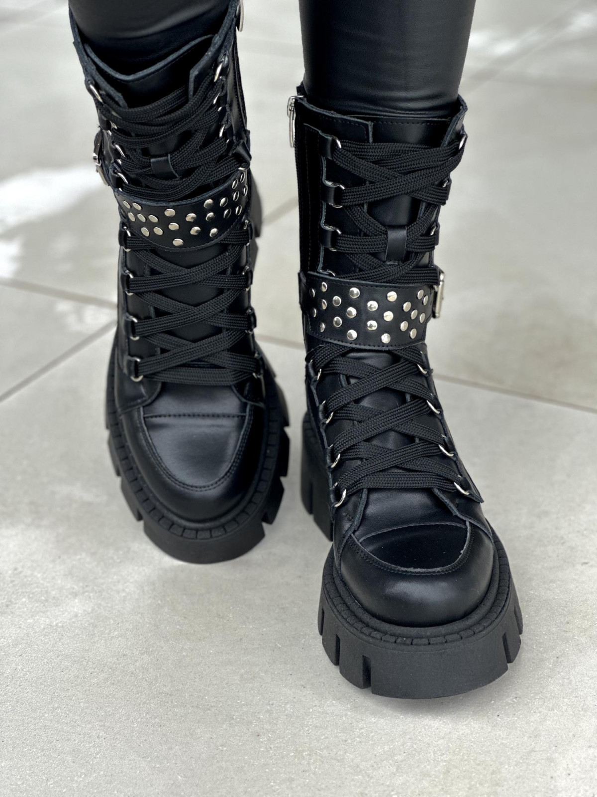 Trapery OLEKSY ze skóry naturalnej, Polskiej produkcji