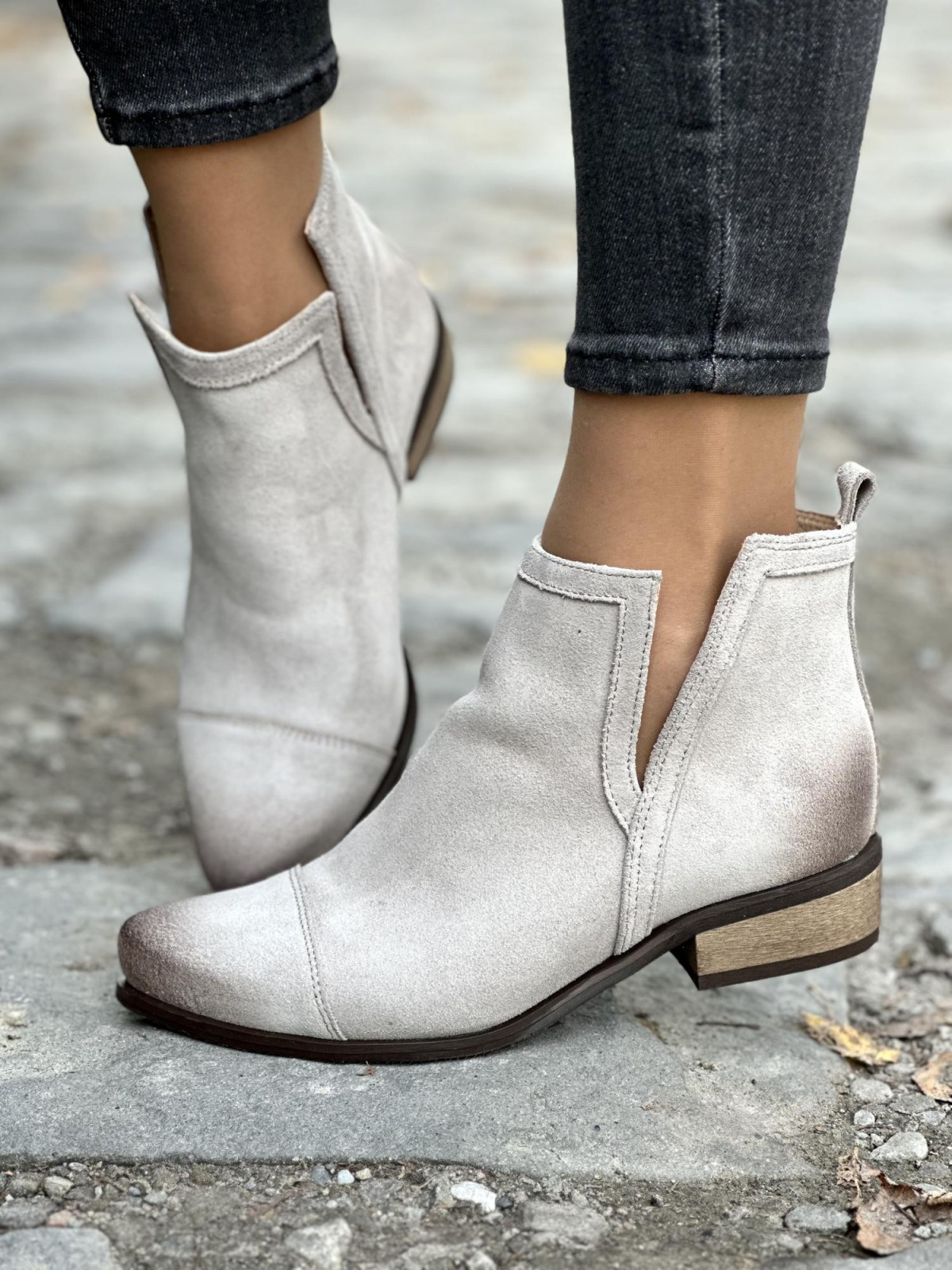 Botki skórzane OLEKSY Polskiej produkcji