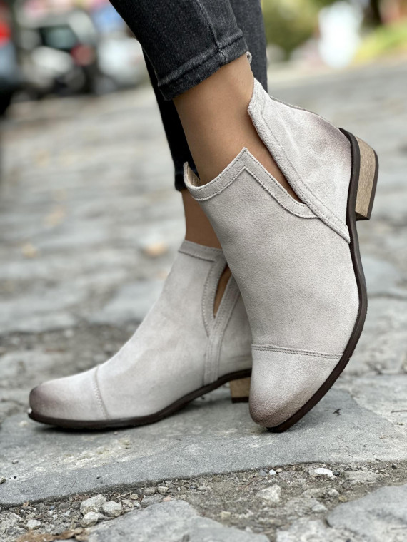 Botki skórzane OLEKSY Polskiej produkcji