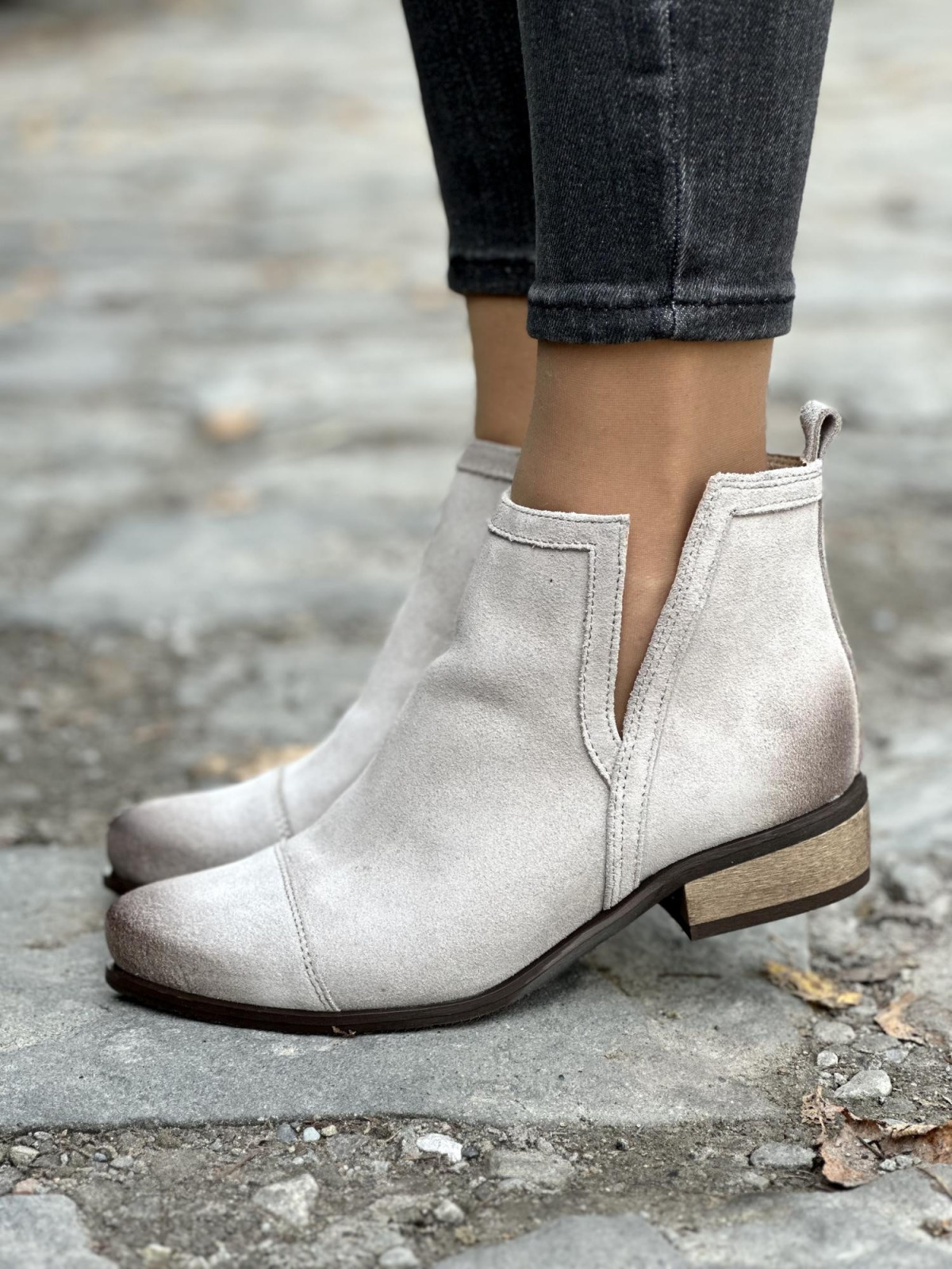 Botki skórzane OLEKSY Polskiej produkcji