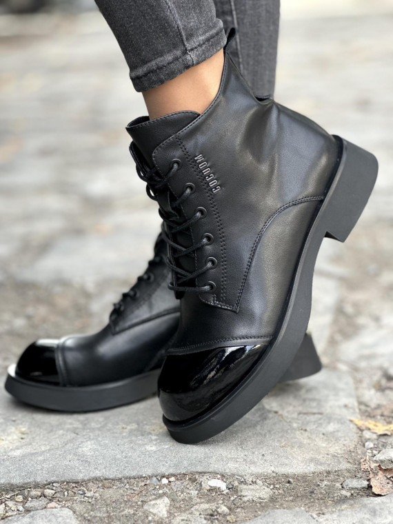 Botki damskie ze skóry naturalnej