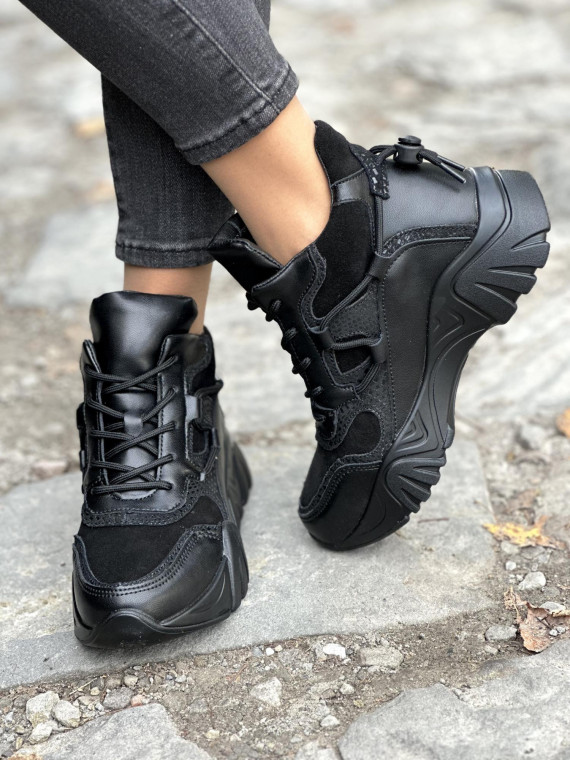 Sneakersy ze skóry naturalnej