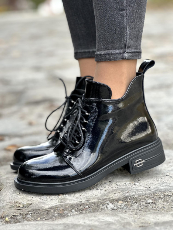 Botki damskie ze skóry naturalnej