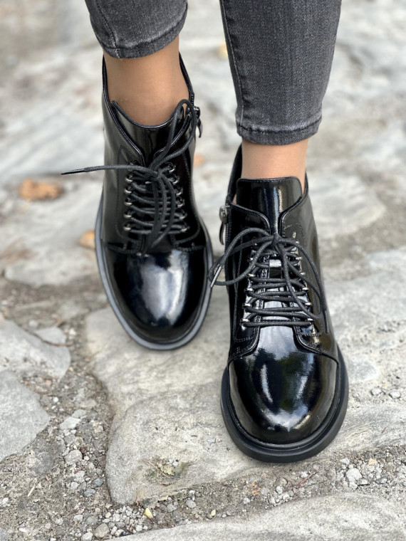 Botki damskie ze skóry naturalnej