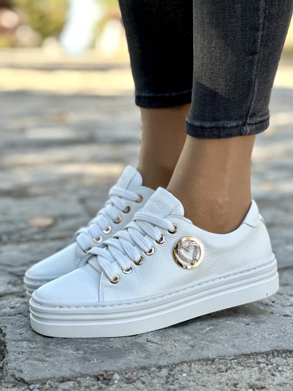 Eleganckie trampki skórzane OLEKSY Polskiej produkcji