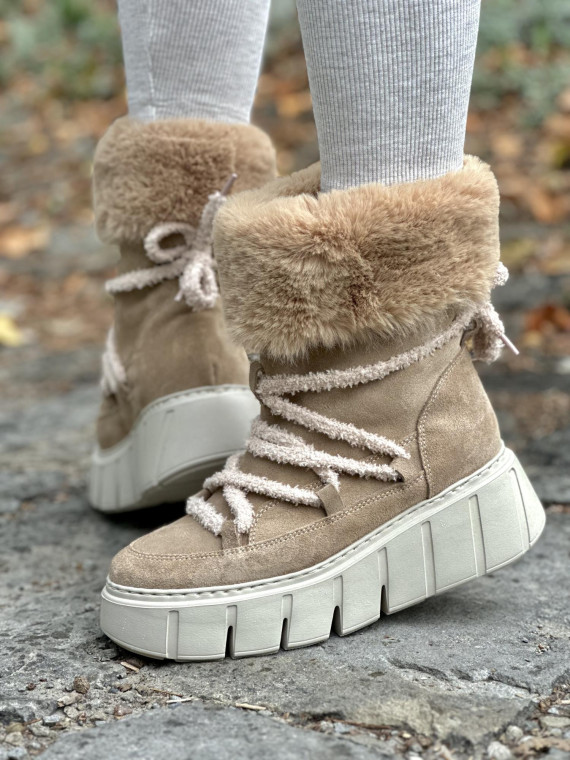 Śniegowce skórzane OLEKSY Polskiej produkcji