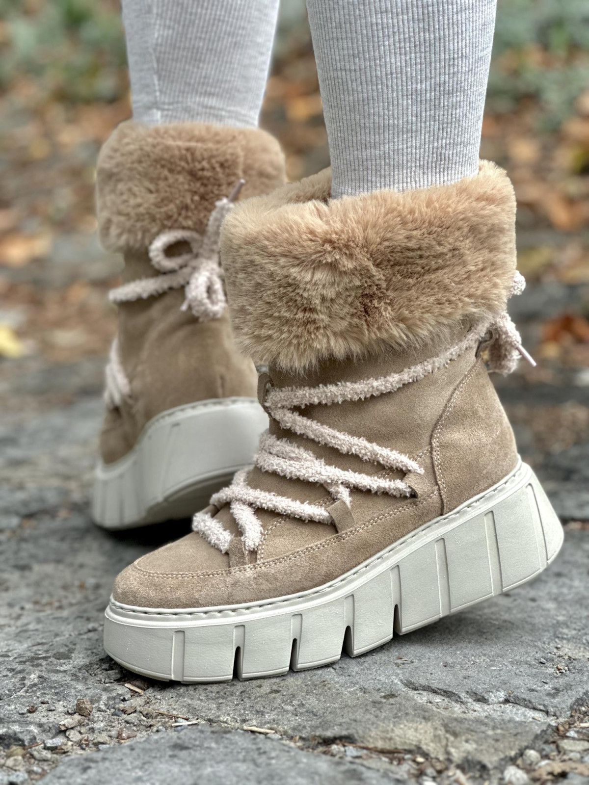 Śniegowce skórzane OLEKSY Polskiej produkcji