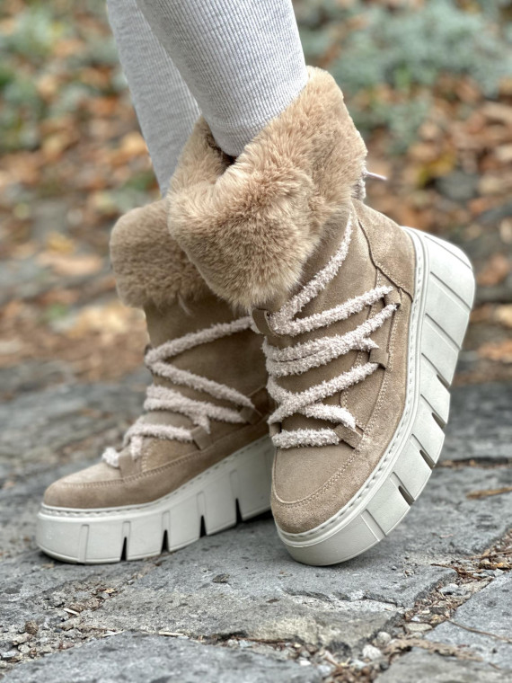 Śniegowce skórzane OLEKSY Polskiej produkcji