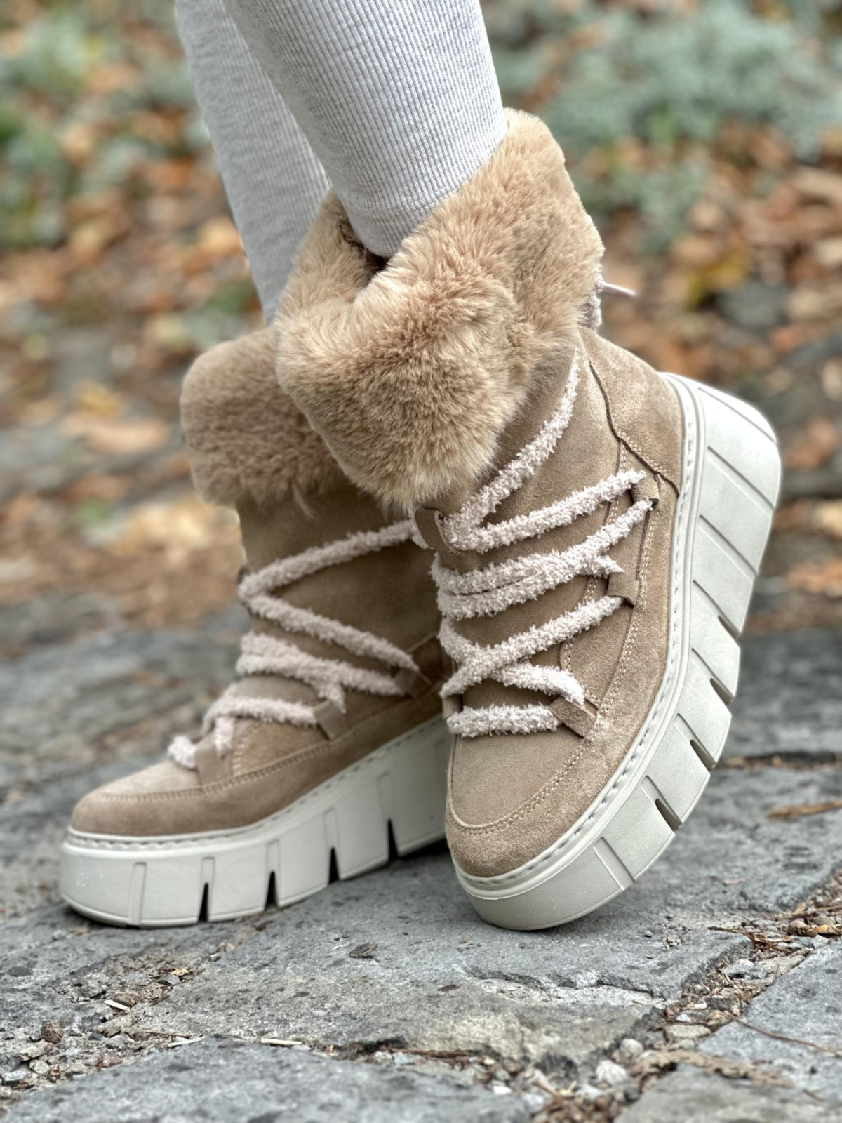 Śniegowce skórzane OLEKSY Polskiej produkcji