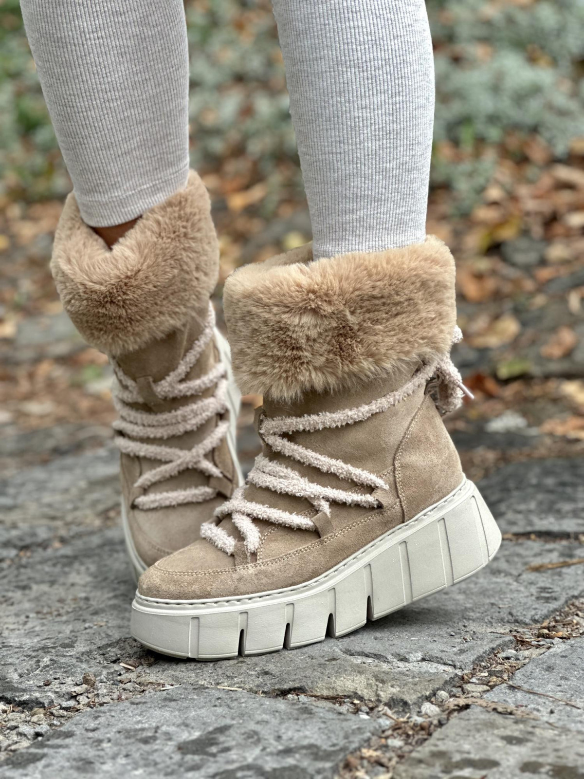 Śniegowce skórzane OLEKSY Polskiej produkcji