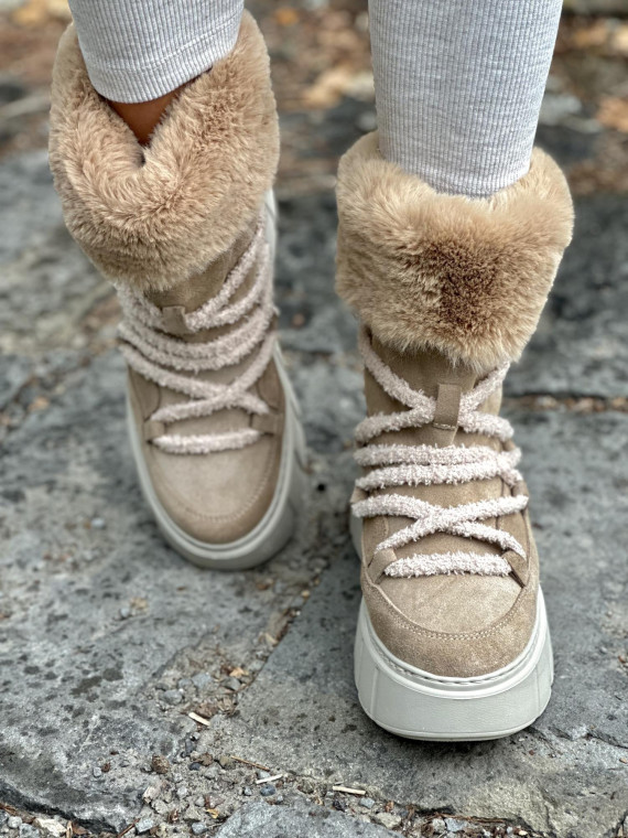 Śniegowce skórzane OLEKSY Polskiej produkcji