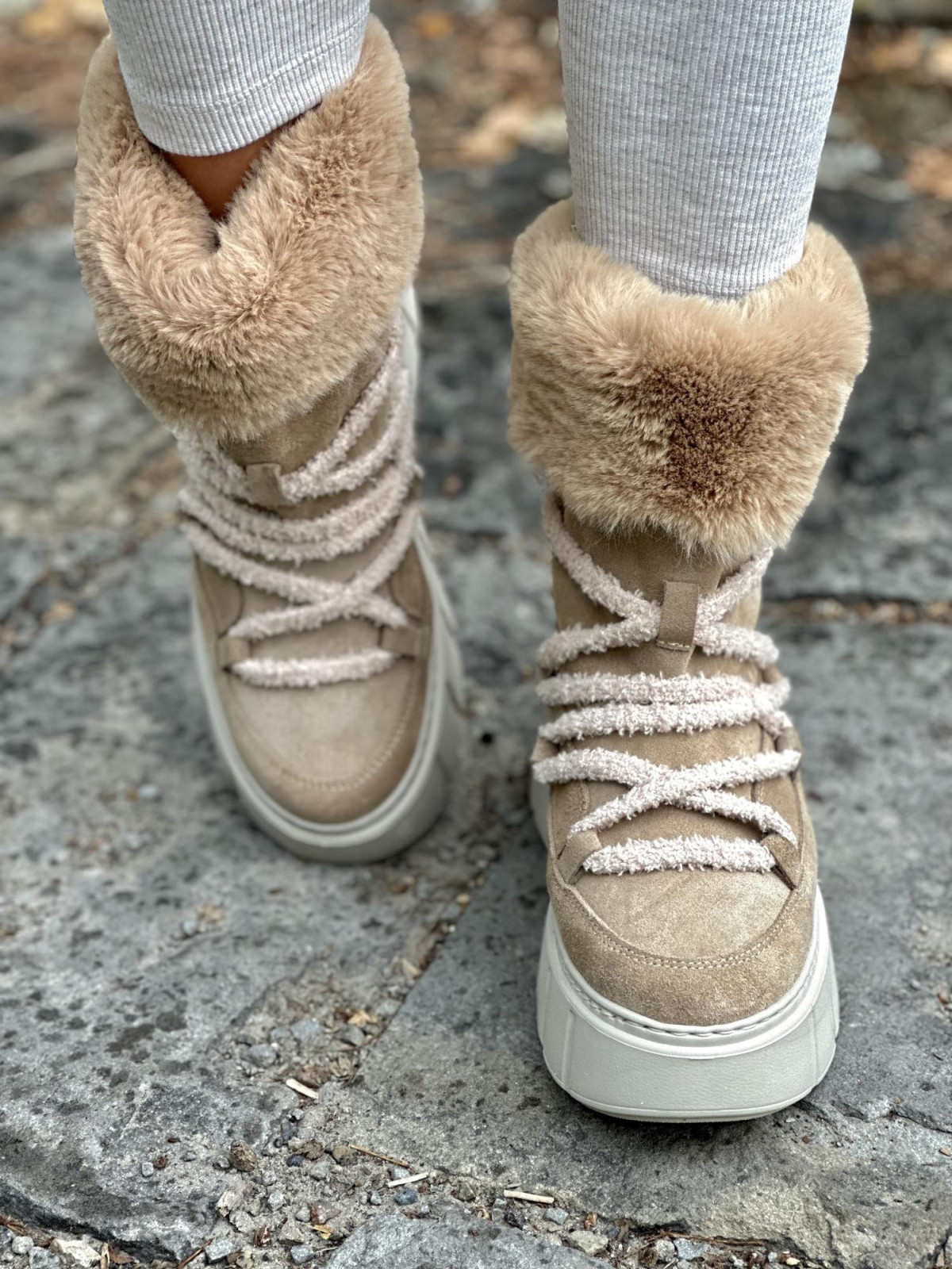 Śniegowce skórzane OLEKSY Polskiej produkcji