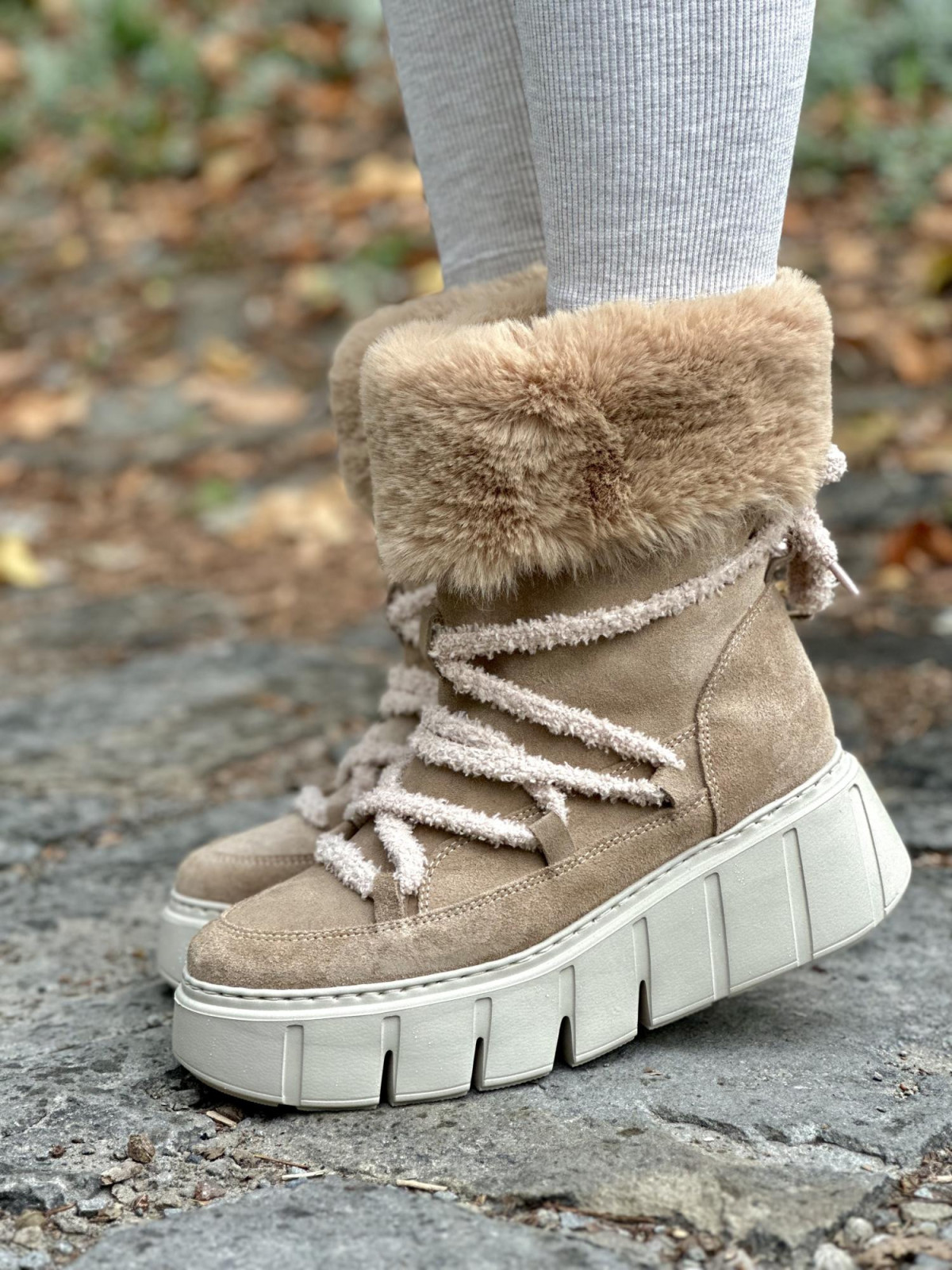 Śniegowce skórzane OLEKSY Polskiej produkcji