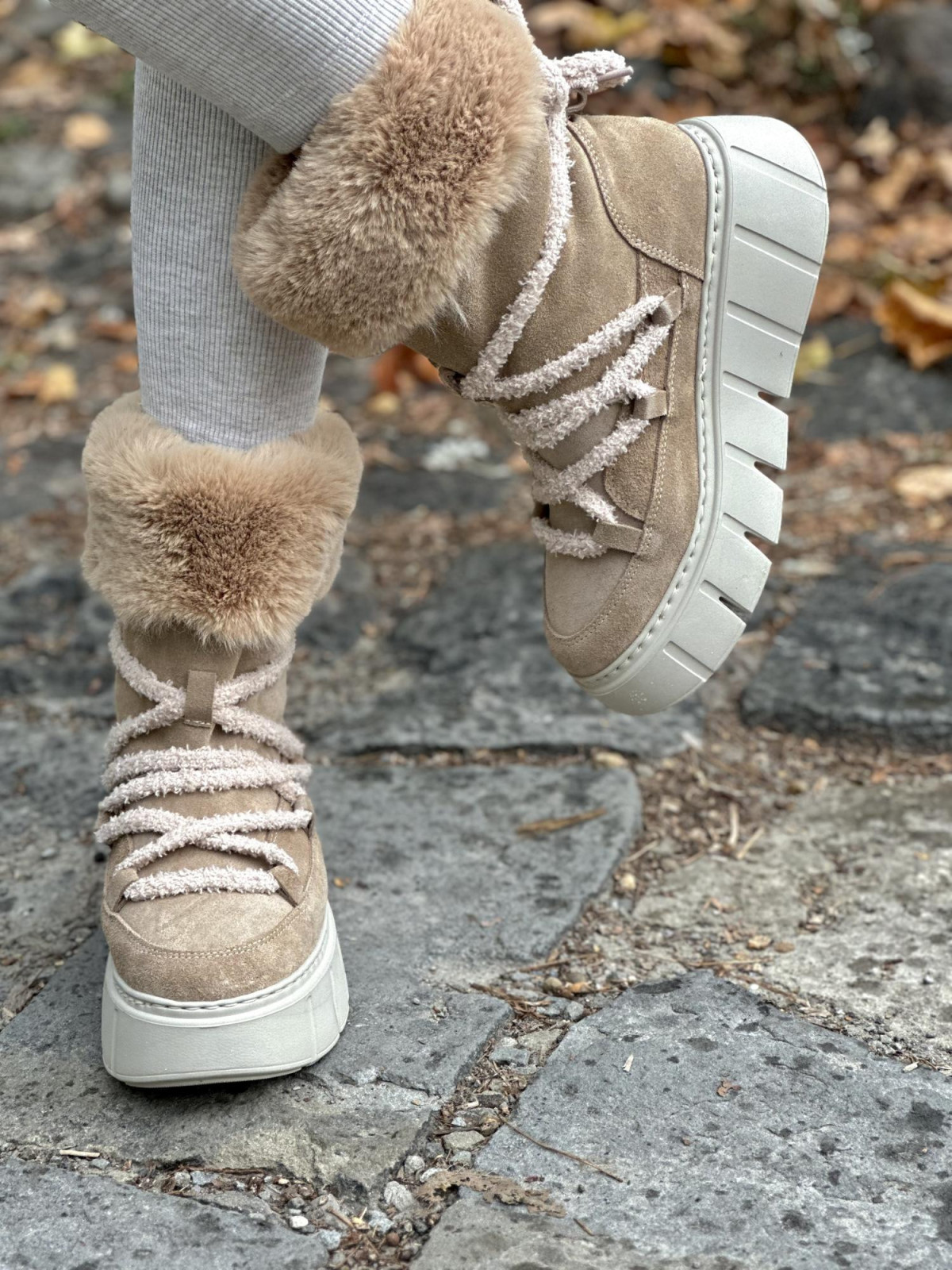 Śniegowce skórzane OLEKSY Polskiej produkcji