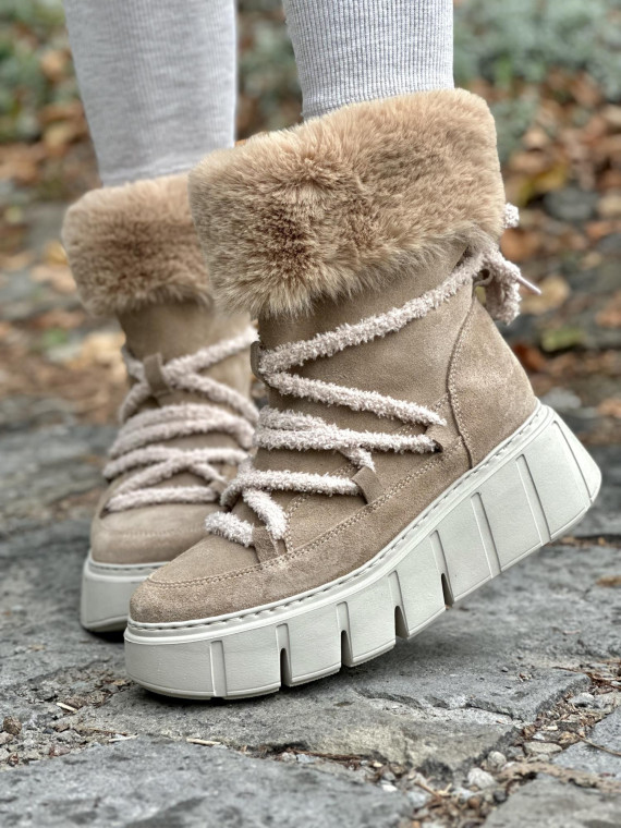 Śniegowce skórzane OLEKSY Polskiej produkcji