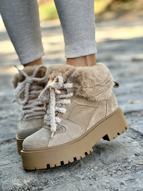 Śniegowce skórzane OLEKSY Polskiej produkcji