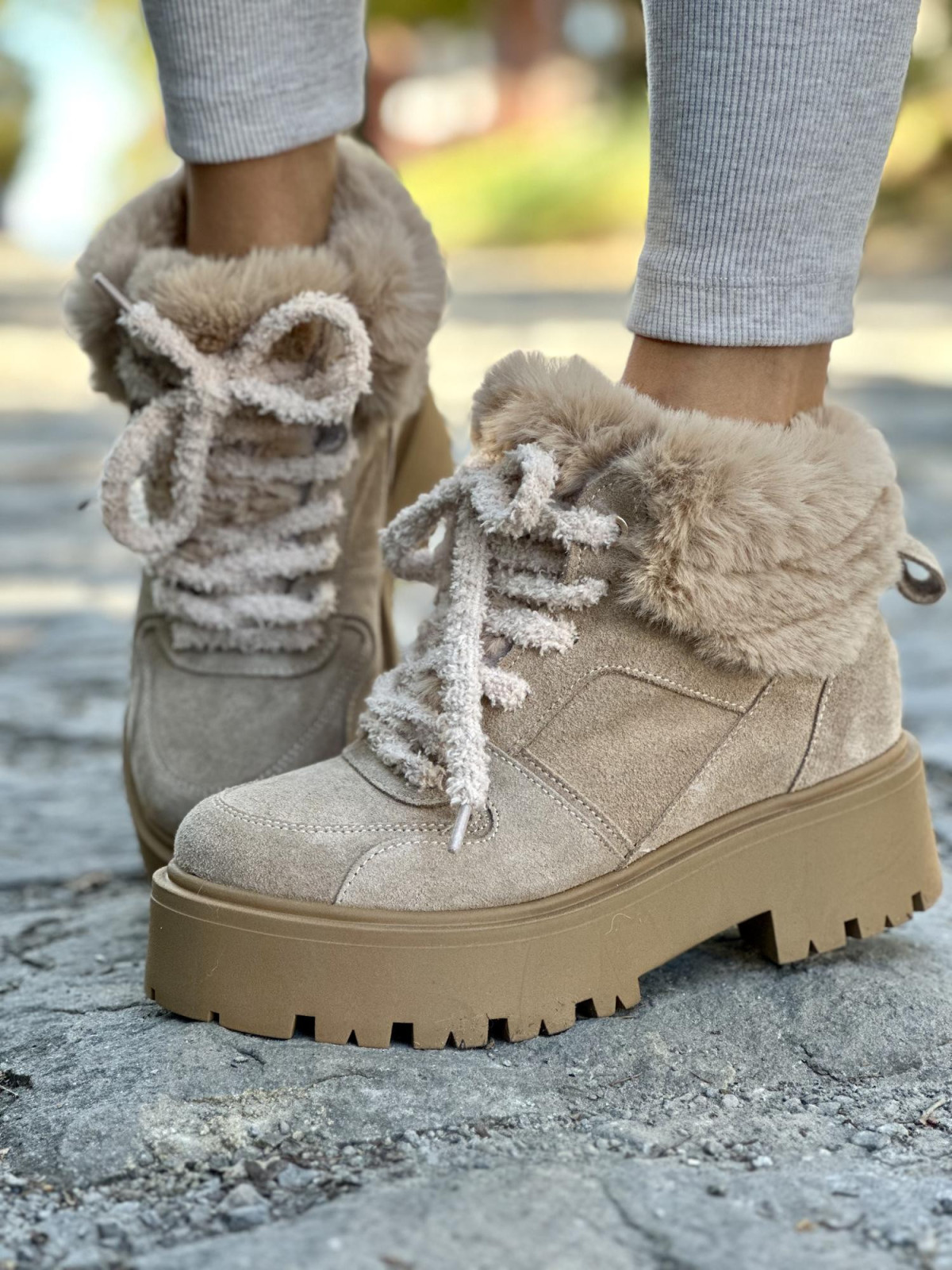 Śniegowce skórzane OLEKSY Polskiej produkcji