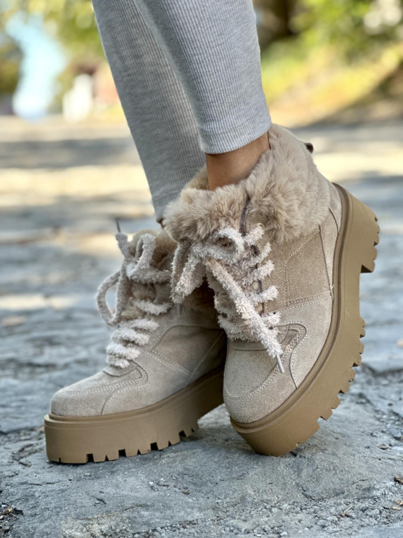 Śniegowce skórzane OLEKSY Polskiej produkcji