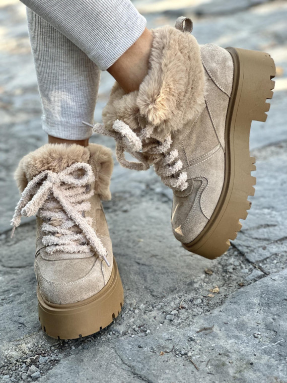 Śniegowce skórzane OLEKSY Polskiej produkcji