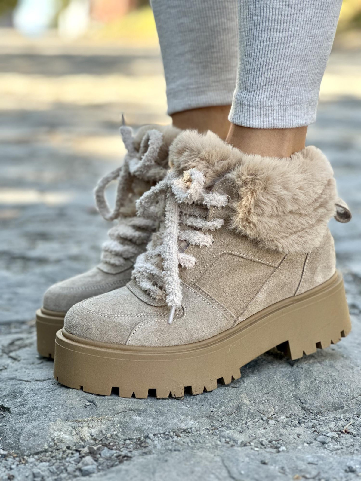 Śniegowce skórzane OLEKSY Polskiej produkcji